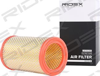 RIDEX 8A0364 - Воздушный фильтр, двигатель autospares.lv