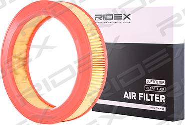 RIDEX 8A0203 - Воздушный фильтр, двигатель autospares.lv