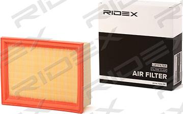 RIDEX 8A0224 - Воздушный фильтр, двигатель autospares.lv