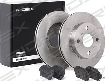 RIDEX 3405B0260 - Дисковый тормозной механизм, комплект autospares.lv