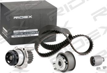 RIDEX 3096W0002 - Водяной насос + комплект зубчатого ремня ГРМ autospares.lv