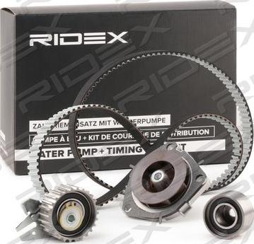 RIDEX 3096W0100 - Водяной насос + комплект зубчатого ремня ГРМ autospares.lv