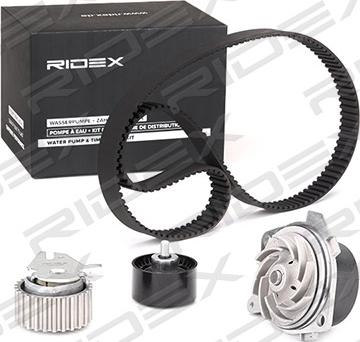 RIDEX 3096W0115 - Водяной насос + комплект зубчатого ремня ГРМ autospares.lv