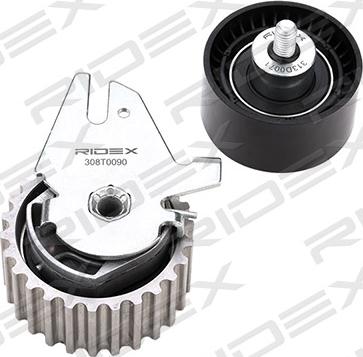 RIDEX 3096W0115 - Водяной насос + комплект зубчатого ремня ГРМ autospares.lv