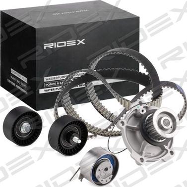 RIDEX 3096W0187 - Водяной насос + комплект зубчатого ремня ГРМ autospares.lv