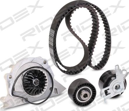 RIDEX 3096W0309 - Водяной насос + комплект зубчатого ремня ГРМ autospares.lv