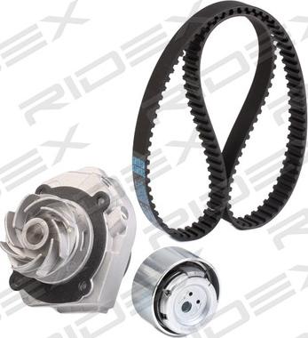 RIDEX 3096W0315 - Водяной насос + комплект зубчатого ремня ГРМ autospares.lv