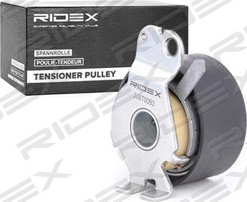 RIDEX 308T0093 - Натяжной ролик, зубчатый ремень ГРМ autospares.lv