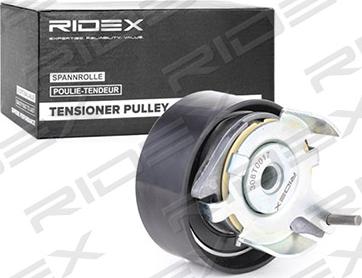 RIDEX 308T0017 - Натяжной ролик, зубчатый ремень ГРМ autospares.lv