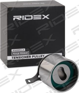 RIDEX 308T0168 - Натяжной ролик, зубчатый ремень ГРМ autospares.lv