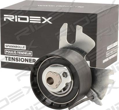 RIDEX 308T0122 - Натяжной ролик, зубчатый ремень ГРМ autospares.lv