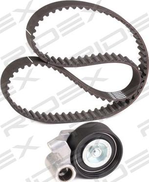 RIDEX 307T0086 - Комплект зубчатого ремня ГРМ autospares.lv