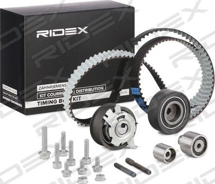 RIDEX 307T0074 - Комплект зубчатого ремня ГРМ autospares.lv