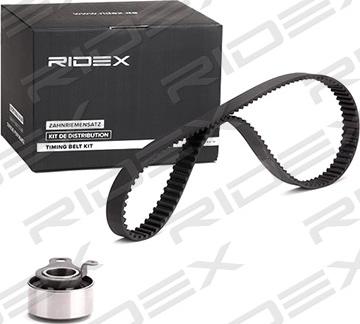 RIDEX 307T0153 - Комплект зубчатого ремня ГРМ autospares.lv