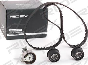 RIDEX 307T0222 - Комплект зубчатого ремня ГРМ autospares.lv