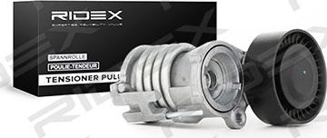 RIDEX 310T0057 - Ролик, поликлиновый ремень autospares.lv