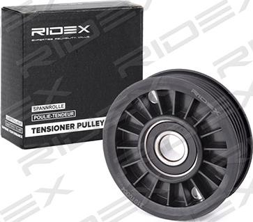 RIDEX 310T0004 - Ролик, поликлиновый ремень autospares.lv