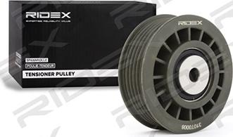 RIDEX 310T0008 - Ролик, поликлиновый ремень autospares.lv