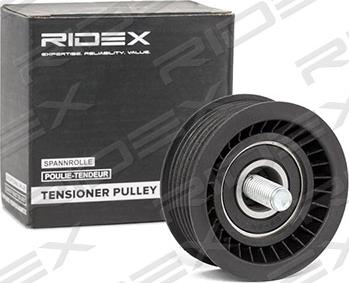 RIDEX 310T0089 - Ролик, поликлиновый ремень autospares.lv