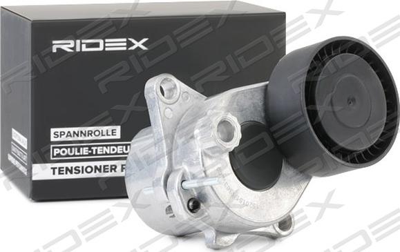 RIDEX 310T0158 - Ролик, поликлиновый ремень autospares.lv