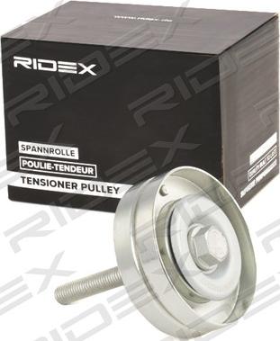 RIDEX 312D0099 - Ролик, поликлиновый ремень autospares.lv
