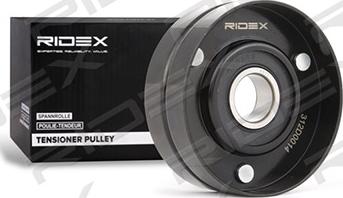 RIDEX 312D0014 - Ролик, поликлиновый ремень autospares.lv