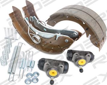 RIDEX 3859B0005 - Комплект тормозных колодок, барабанные autospares.lv