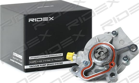 RIDEX 387V0016 - Вакуумный насос, тормозная система autospares.lv