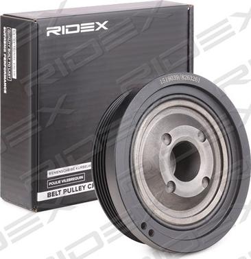 RIDEX 3213B0028 - Шкив коленчатого вала autospares.lv