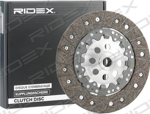 RIDEX 262C0012 - Диск сцепления, фрикцион autospares.lv