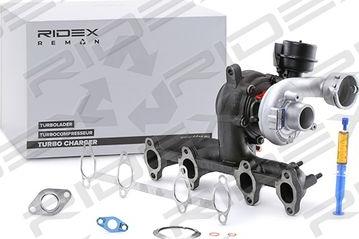 RIDEX 2234C0163R - Турбина, компрессор autospares.lv