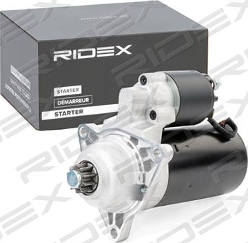 RIDEX 2S0009 - Стартер autospares.lv