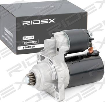 RIDEX 2S0026 - Стартер autospares.lv