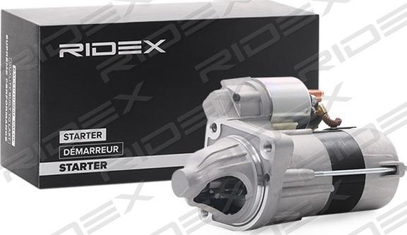 RIDEX 2S0102 - Стартер autospares.lv