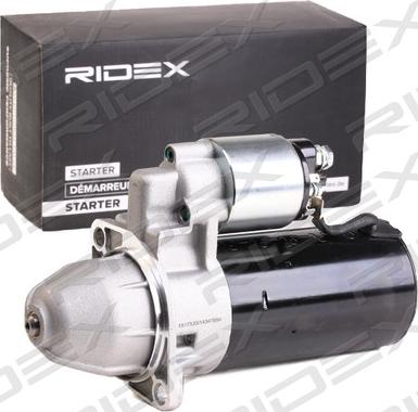 RIDEX 2S0365 - Стартер autospares.lv