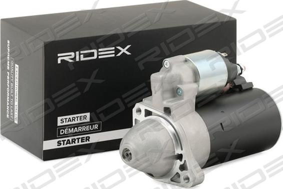 RIDEX 2S0381 - Стартер autospares.lv