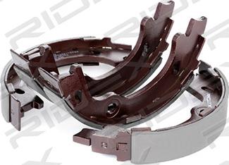 RIDEX 70B0069 - Комплект тормозных колодок, барабанные autospares.lv