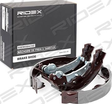 RIDEX 70B0009 - Комплект тормозных колодок, барабанные autospares.lv