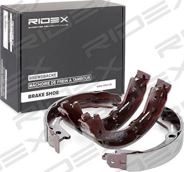RIDEX 70B0082 - Комплект тормозов, ручник, парковка autospares.lv