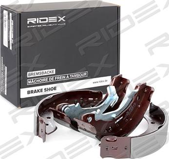 RIDEX 70B0164 - Комплект тормозных колодок, барабанные autospares.lv