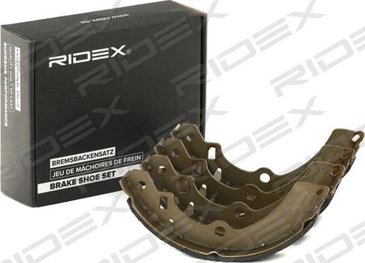 RIDEX 70B0107 - Комплект тормозных колодок, барабанные autospares.lv