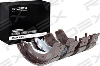 RIDEX 70B0119 - Комплект тормозных колодок, барабанные autospares.lv