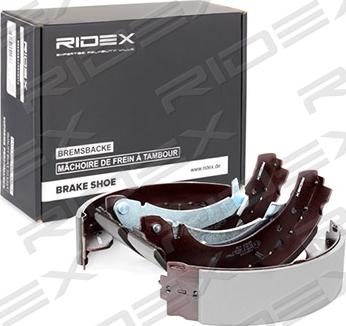 RIDEX 70B0184 - Комплект тормозных колодок, барабанные autospares.lv