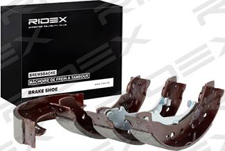 RIDEX 70B0137 - Комплект тормозных колодок, барабанные autospares.lv