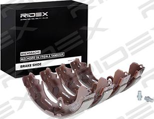 RIDEX 70B0121 - Комплект тормозных колодок, барабанные autospares.lv