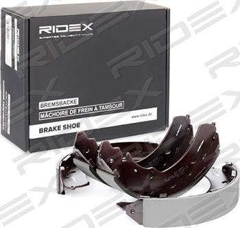RIDEX 70B0123 - Комплект тормозных колодок, барабанные autospares.lv