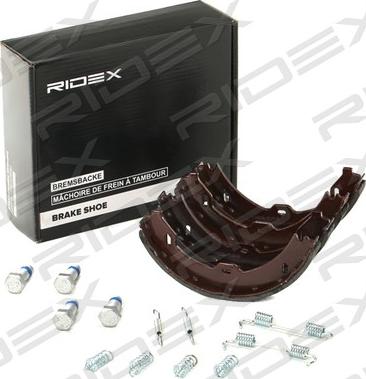 RIDEX 70B0366 - Комплект тормозов, ручник, парковка autospares.lv