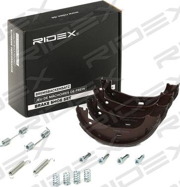 RIDEX 70B0363 - Комплект тормозов, ручник, парковка autospares.lv