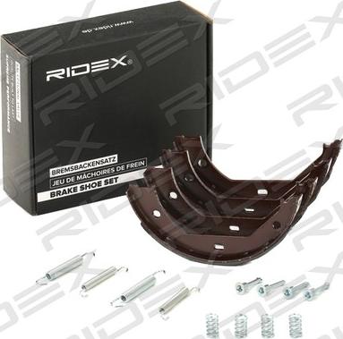 RIDEX 70B0362 - Комплект тормозов, ручник, парковка autospares.lv