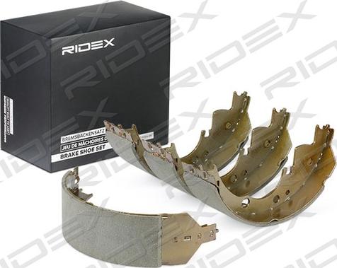 RIDEX 70B0251 - Комплект тормозных колодок, барабанные autospares.lv